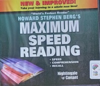 Maximum Speed Reading written by Howard Stephen Berg performed by Howard Stephen Berg on Audio CD (Unabridged)